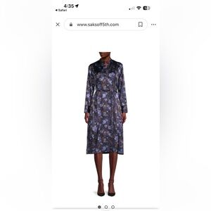 Vince Plumeria Blooms A-Line Dress